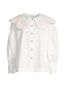 Damson Madder - Valentina Collared -paitapusero - WHITE | Stockmann