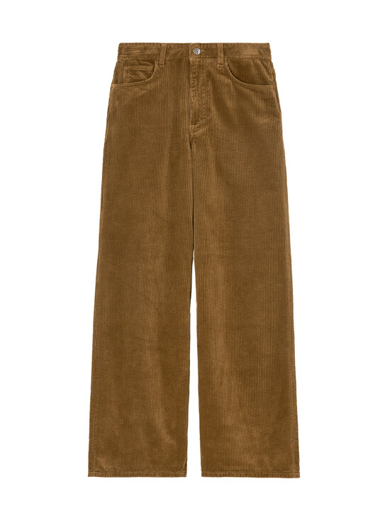 Filippa K - Leveälahkeiset vakosamettihousut - TOBACCO TOBACCO TOBACCO | Stockmann - photo 1