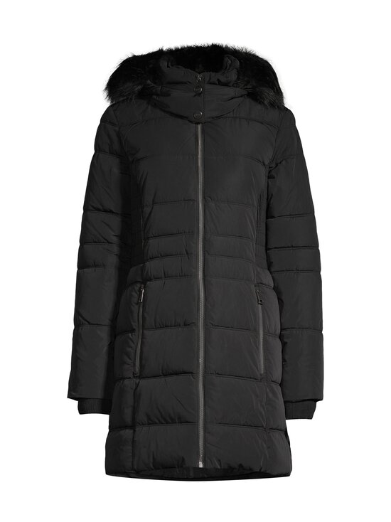 zip front puffer jacket