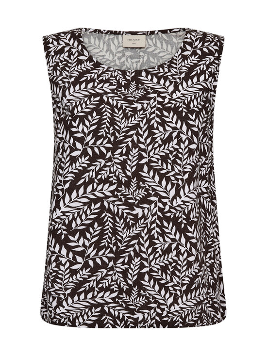Freequent - FQLaluna tops - 1239 COFFEE BEAN W. BRILLIANT WHITE | Stockmann - photo 1