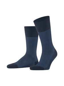 Falke - Airport Herringstripe vilnas zeķes - SPACE BLUE (6116) | Stockmann