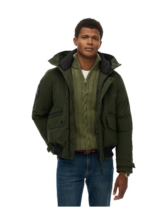 Superdry - City Padded Bomber -toppatakki - 1KM SURPLUS GOODS OLIVE GREEN | Stockmann - photo 1