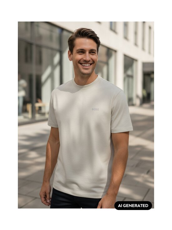 BOSS - Taut Jersey -t-paita - OPEN WHITE | Stockmann - photo 2
