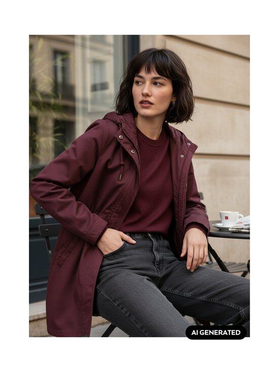 R-Collection - Eija-anorakki - BURGUNDY | Stockmann - photo 9