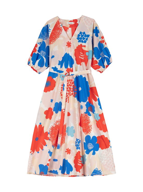Marimekko - Kimppu Suvikimppu organiskā poplīna kleita - 135 OFF WHITE, BLUE, RED, PEACH - photo 1 Marimekko - Kimppu Suvikimppu organiskā poplīna kleita - 135 OFF WHITE, BLUE, RED, PEACH | Stockmann - photo 1