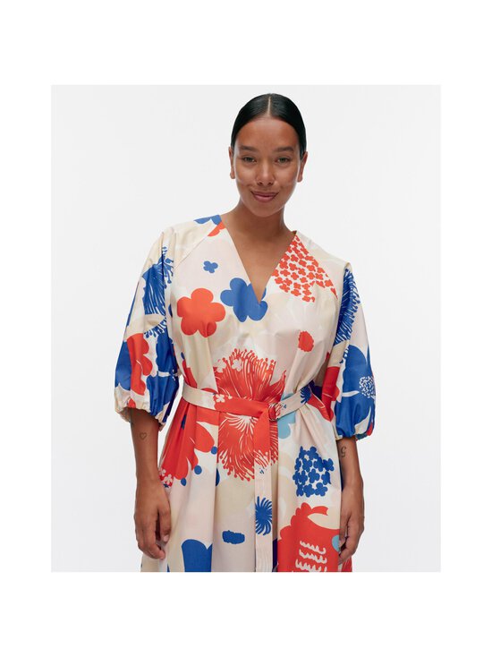 Marimekko - Kimppu Suvikimppu organiskā poplīna kleita - 135 OFF WHITE, BLUE, RED, PEACH - photo 6 Marimekko - Kimppu Suvikimppu organiskā poplīna kleita - 135 OFF WHITE, BLUE, RED, PEACH | Stockmann - photo 6