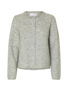 Selected - SlfLulu-neuletakki - LIGHT GREY MELANGE | Stockmann