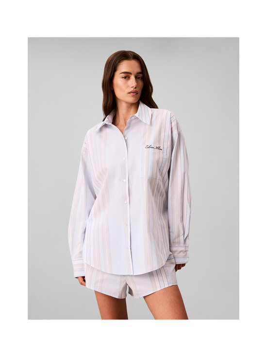 Calvin Klein Underwear - Script Logo -pyjamapaita - 4IB 21632 CREST STRIPE+ICE CASTLE | Stockmann - photo 6