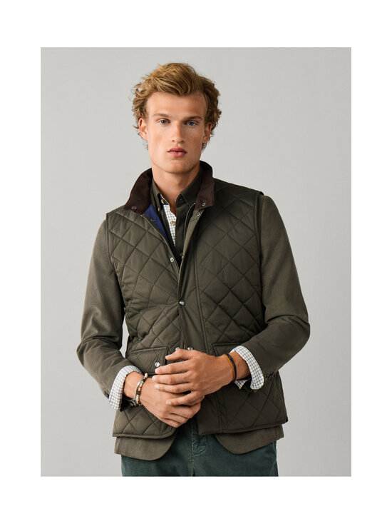 Hackett London - Kinloch stepēta veste - 728 GREEN | Stockmann - photo 3