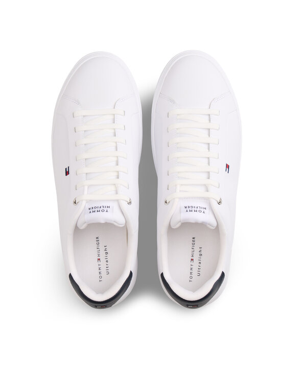 Tommy Hilfiger - Icon Court Light ādas brīvā laika apavi - YBS WHITE | Stockmann - photo 2