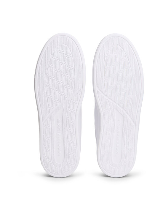 Tommy Hilfiger - Icon Court Light ādas brīvā laika apavi - YBS WHITE | Stockmann - photo 4