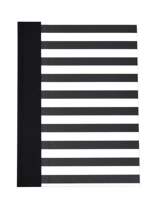 Marimekko - Tasaraita-muistikirja A5 - BLACK | Stockmann - photo 1