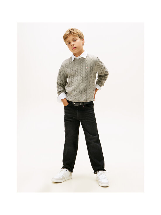 Tommy Hilfiger - Palmikkoneule - A1G MID GREY HEATHER | Stockmann - photo 5