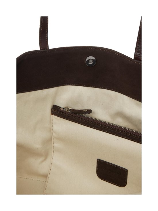 Flattered - Lesley Tote -nahkalaukku - 002 CHOCOLATE | Stockmann - photo 3