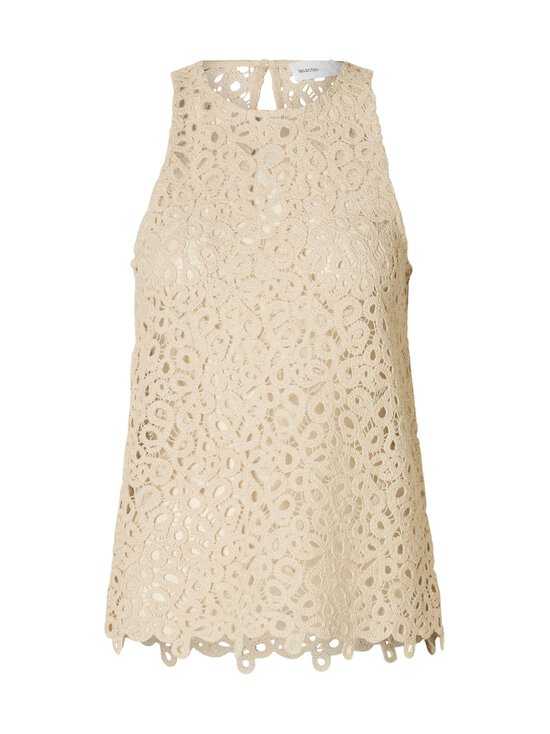 Selected - SlfAlima Crochet -toppi - SANDSHELL - photo 1 Selected - SlfAlima Crochet -toppi - SANDSHELL | Stockmann - photo 1