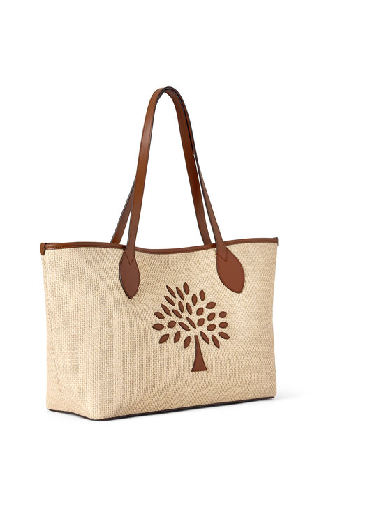 Mulberry - Small Tree Tote Raffia -laukku - H709 ECRU-BRIGHT OAK | Stockmann - photo 3