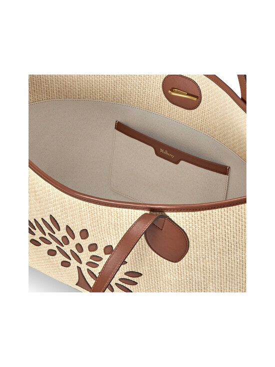 Mulberry - Small Tree Tote Raffia -laukku - H709 ECRU-BRIGHT OAK | Stockmann - photo 6