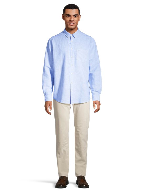 Cap Horn - Michael Classic Fit Linen Blend -kauluspaita - LT. BLUE 2TONE | Stockmann - photo 2