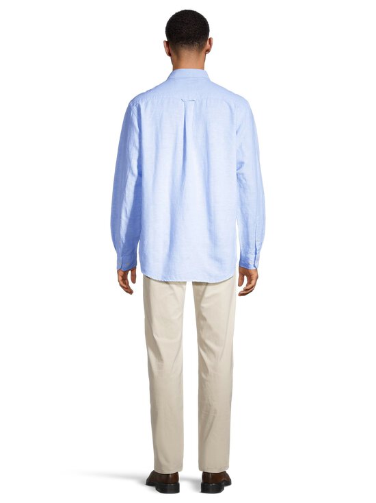 Cap Horn - Michael Classic Fit Linen Blend -kauluspaita - LT. BLUE 2TONE | Stockmann - photo 3
