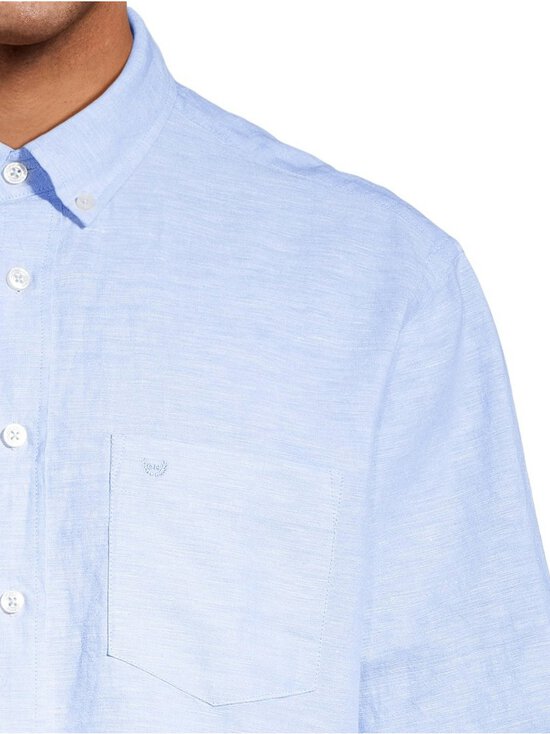 Cap Horn - Michael Classic Fit Linen Blend -kauluspaita - LT. BLUE 2TONE | Stockmann - photo 4