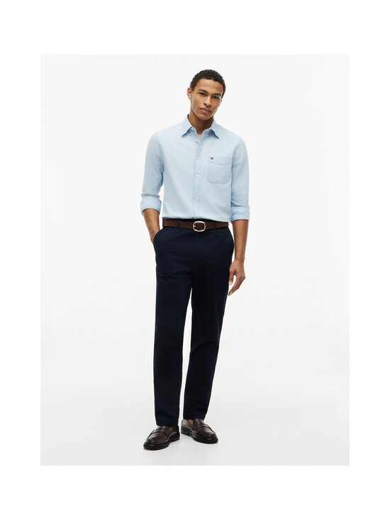 Tommy Hilfiger - Chambray Solid -kauluspaita - 0GY LIGHT BLUE CHAMBRAY | Stockmann - photo 2