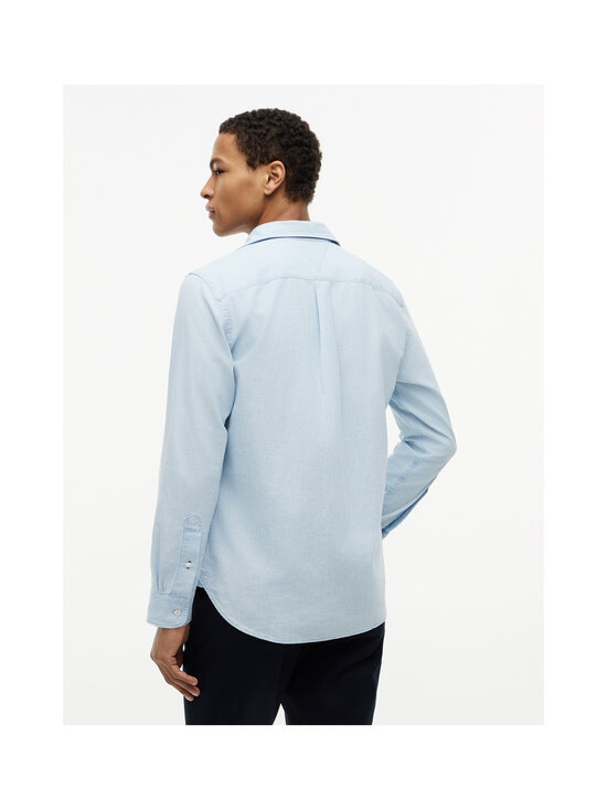 Tommy Hilfiger - Chambray Solid -kauluspaita - 0GY LIGHT BLUE CHAMBRAY | Stockmann - photo 4
