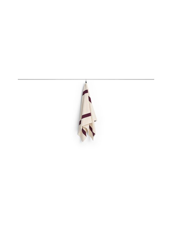 HAY - Stripe-kylpypyyhe - BURGUNDY | Stockmann - photo 2