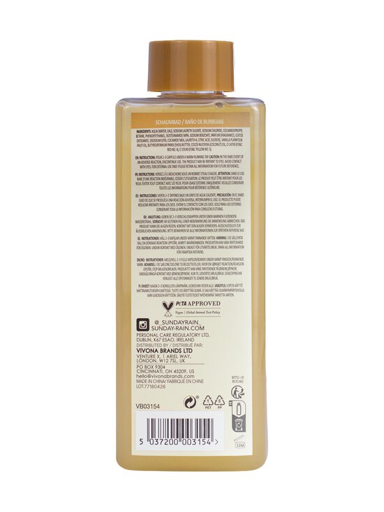 Sunday Rain - Warm Vanilla Sugar Bubble Bath -kylpyvaahto - NOCOL | Stockmann - photo 2