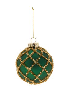 Casa Stockmann - Ziemassvētku eglītes rotājums 7,9 cm - GREEN/GOLD Casa Stockmann - Ziemassvētku eglītes rotājums 7,9 cm - GREEN/GOLD | Stockmann