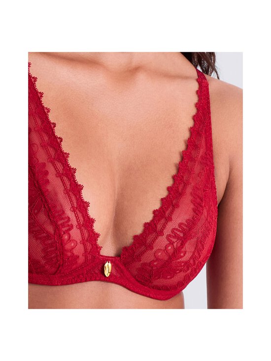 Aubade - Mystery Of Love Ultra Plunge Triangle -rintaliivit - CHERRY | Stockmann - photo 8