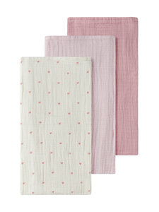 Lil' Atelier - NbNisleys Nappies -harsoliina 3-pack - TURTLEDOVE AOP:HUSHED VIOLET/ZEPHYR | Stockmann