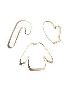 Pluto - Winter-keksimuotit 3 kpl - GOLD | Stockmann