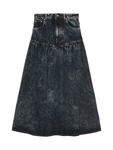 Ganni - Light Denim -farkkuhame - 055 BLACK WASHED | Stockmann