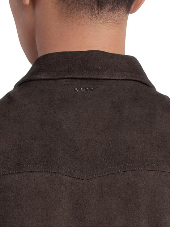 BOSS - Merak-mokkanahkatakki - 207 DARK BROWN | Stockmann - photo 5