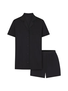 SKIMS - Short Sleeve Button Up -pyjama - ONYX | Stockmann