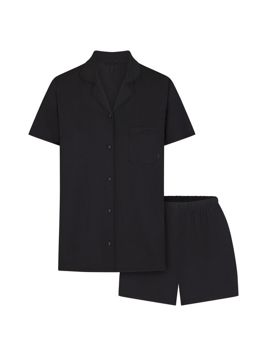 SKIMS - Short Sleeve Button Up -pyjama - ONYX | Stockmann - photo 1
