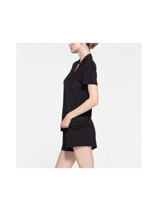 SKIMS - Short Sleeve Button Up -pyjama - ONYX | Stockmann - photo 5