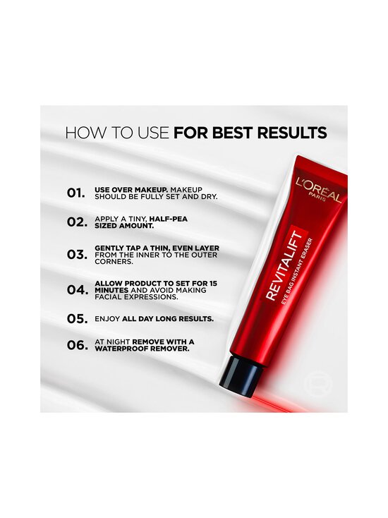 L'Oréal Paris - Revitalift Laser Eye Bag Instant Eraser - geelimäinen silmänympärysvoide - NOCOL | Stockmann - photo 10