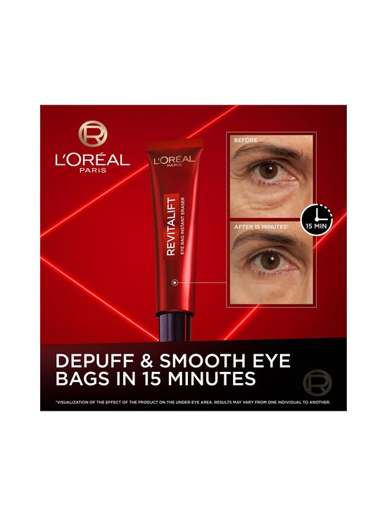 L'Oréal Paris - Revitalift Laser Eye Bag Instant Eraser - geelimäinen silmänympärysvoide - NOCOL | Stockmann - photo 8