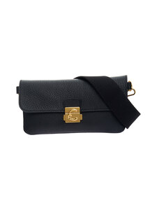 Coccinelle - C-me Lock Mini Grained Leather soma - 001 NOIR | Stockmann