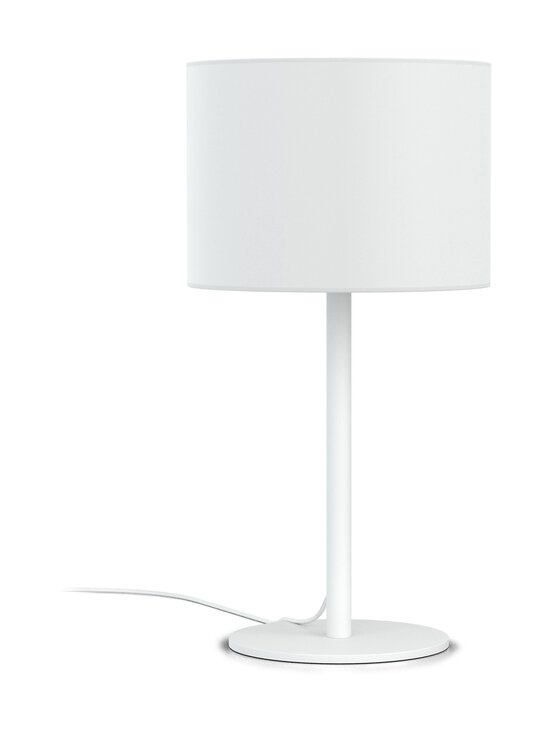 Design by Grönlund - Austin-pöytävalaisin - MATT WHITE / WHITE FABRIC SHADE | Stockmann - photo 1