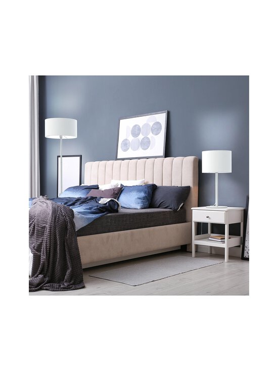 Design by Grönlund - Austin-pöytävalaisin - MATT WHITE / WHITE FABRIC SHADE | Stockmann - photo 4