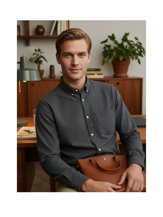 Only & Sons - Triiksärk OnsNiko - METEORITE DETAIL:GREY PINSTRIPE MELANGE | Stockmann - photo 3