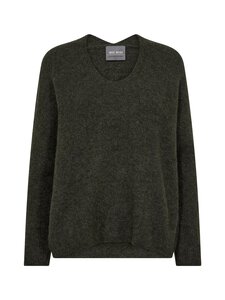 MOS MOSH - MMThora vilnas maisījuma džemperis - 507 GRAPE LEAF | Stockmann
