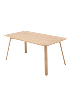 Gazzda - Teska-ruokapöytä valkovahattu tammi 90 x 160 cm - BROWN | Stockmann