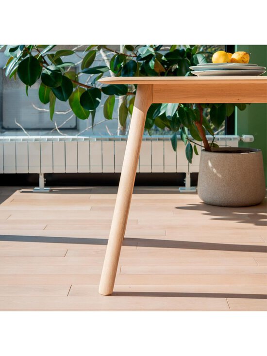 Gazzda - Teska-ruokapöytä valkovahattu tammi 90 x 160 cm - BROWN | Stockmann - photo 4