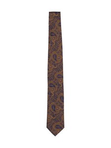 Stockholm Kravatt - Paisley-silkkisolmio - M8 BROWN/NAVY | Stockmann