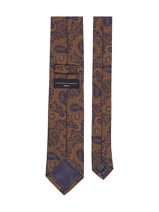Stockholm Kravatt - Paisley-silkkisolmio - M8 BROWN/NAVY | Stockmann - photo 2