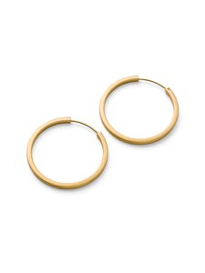 Pernille Corydon - Circle Line - kullatut korvakorut - BGP GOLD PLATED RECYCLED STERLING SILVER | Stockmann