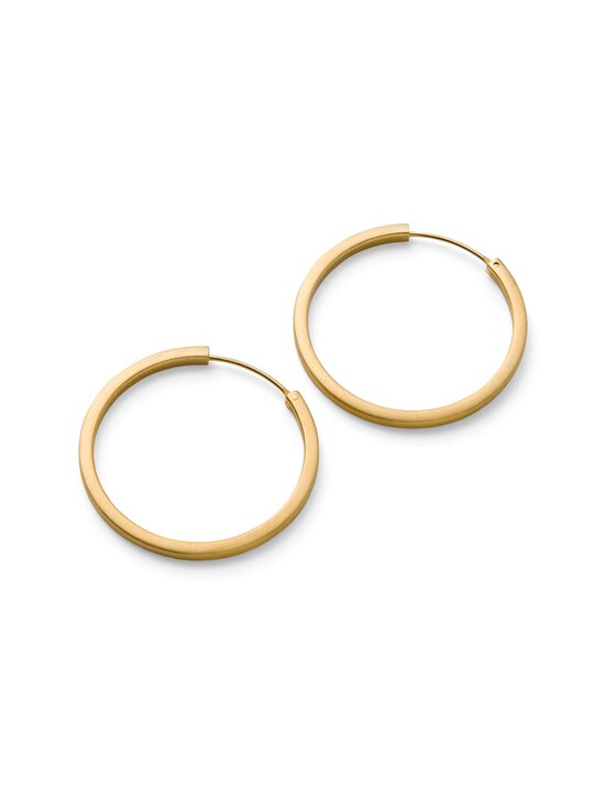Pernille Corydon - Circle Line - kullatut korvakorut - BGP GOLD PLATED RECYCLED STERLING SILVER | Stockmann - photo 1